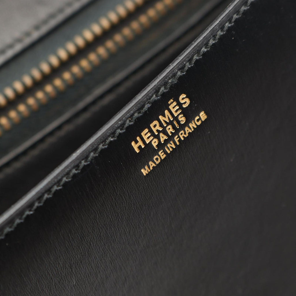 Hermes Shoulder Bag Constance 23 Black Calf — view 4