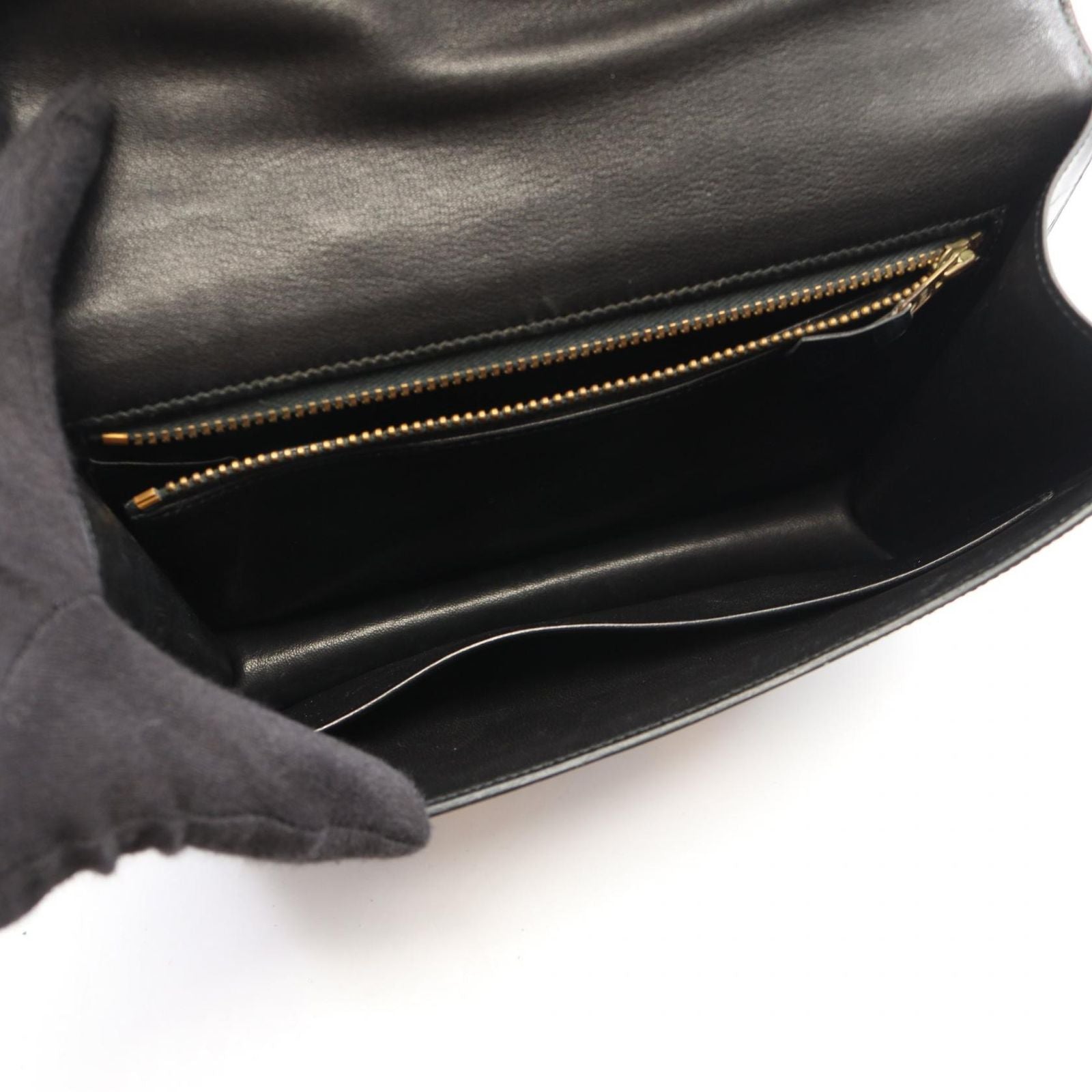 Hermes Shoulder Bag Constance 23 Black Calf — view 3