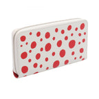 Louis Vuitton Round Wallet LV YK Zippy White Rouge Leather — view 2
