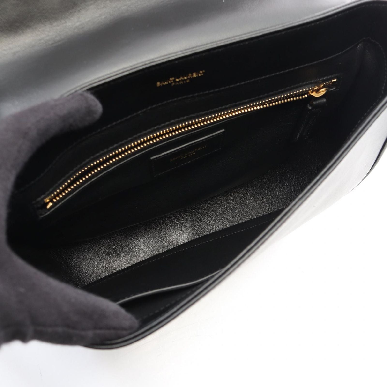 Saint Laurent Paris Shoulder Bag Joan Black Leather — view 3
