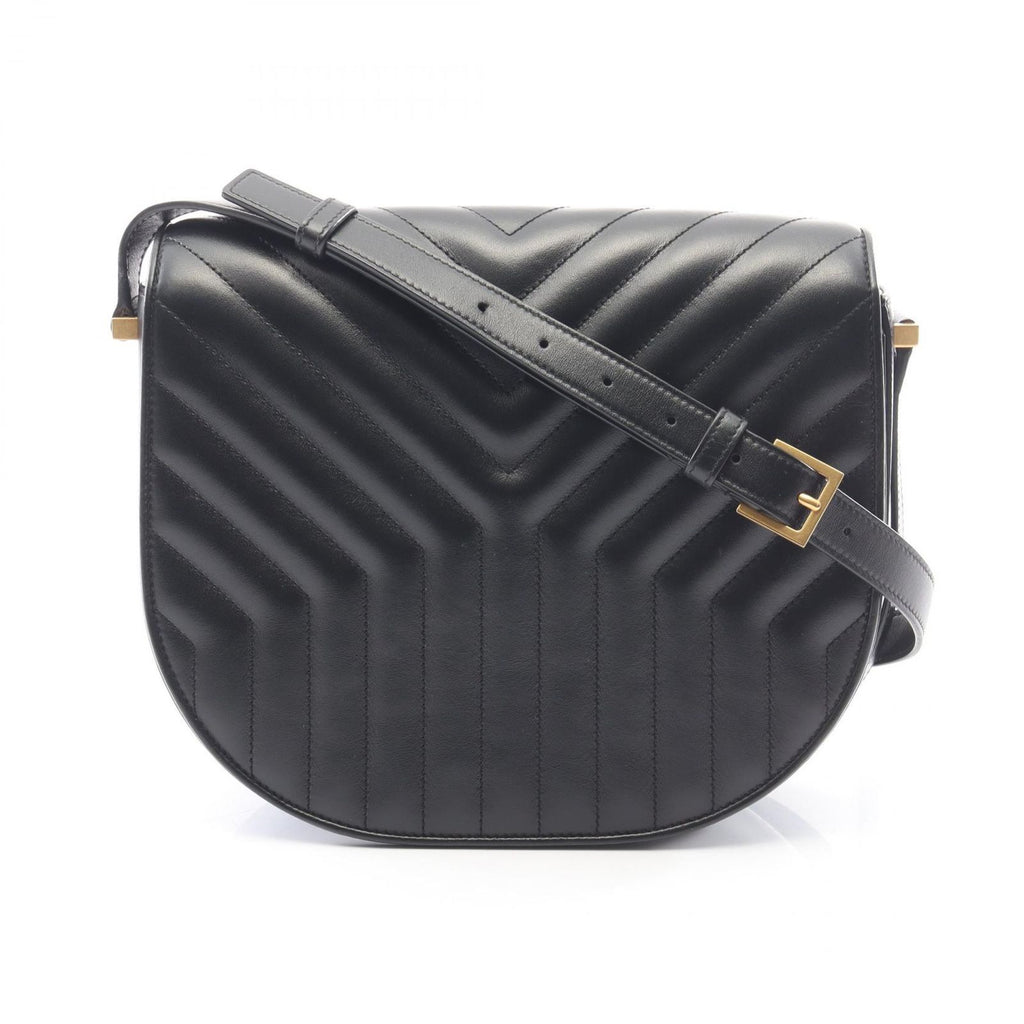 Saint Laurent Paris Shoulder Bag Joan Black Leather