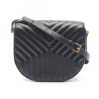 Saint Laurent Paris Shoulder Bag Joan Black Leather