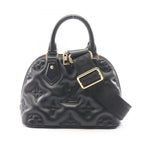 Louis Vuitton Handbag Alma Soft BB Bubble Glam 2-Way Noir Leather