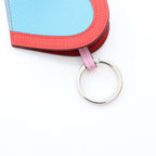 Hermes Charm Camaille Blue Mauve Sylvestre le Jucque Leather Keychain — view 5