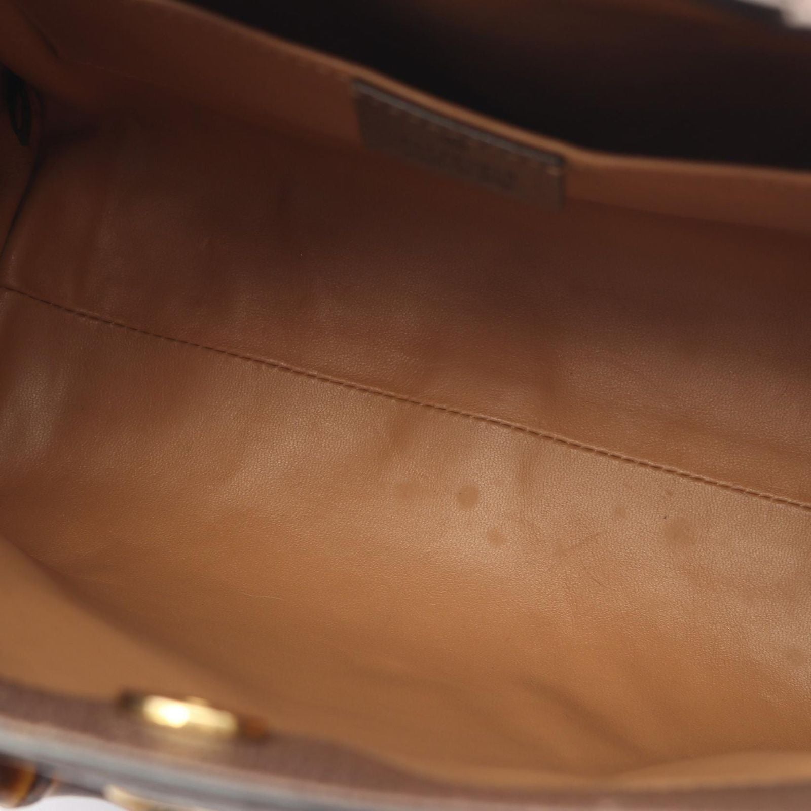 Gucci Handbag Diana Jumbo GG 2-Way Beige Dark Brown Canvas Leather Small — view 5
