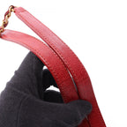 Chanel Tote Quilted Red Caviar Leather Chain — view 8
