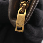 Saint Laurent Paris Coin Case Calypso Dark Khaki Leather — view 6