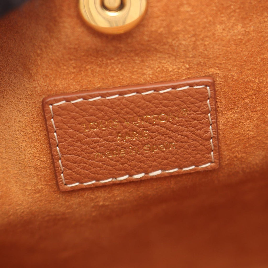 Louis Vuitton Shoulder Bag Lowkey All in BB Cognac Leather — view 4