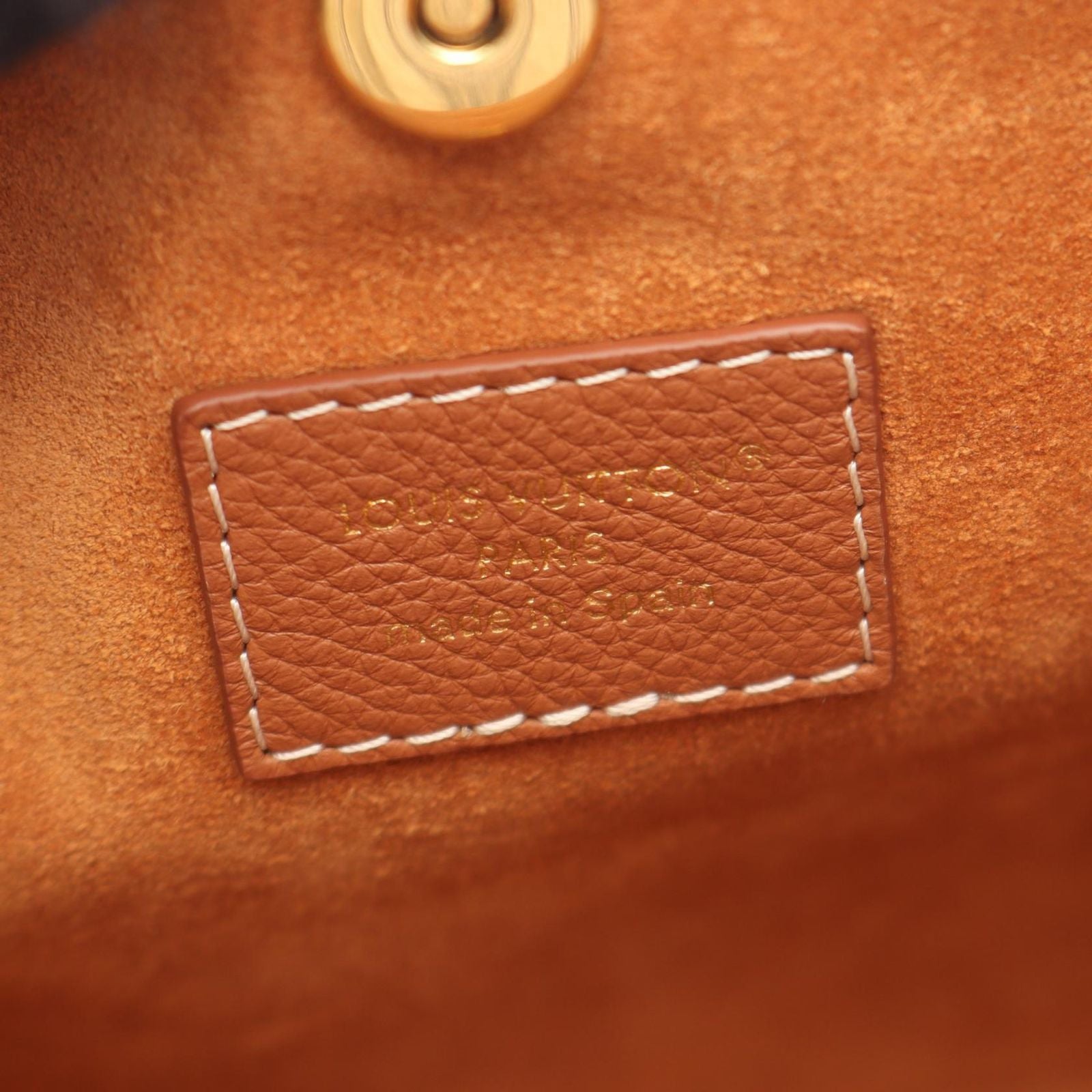 Louis Vuitton Shoulder Bag Lowkey All in BB Cognac Leather — view 4