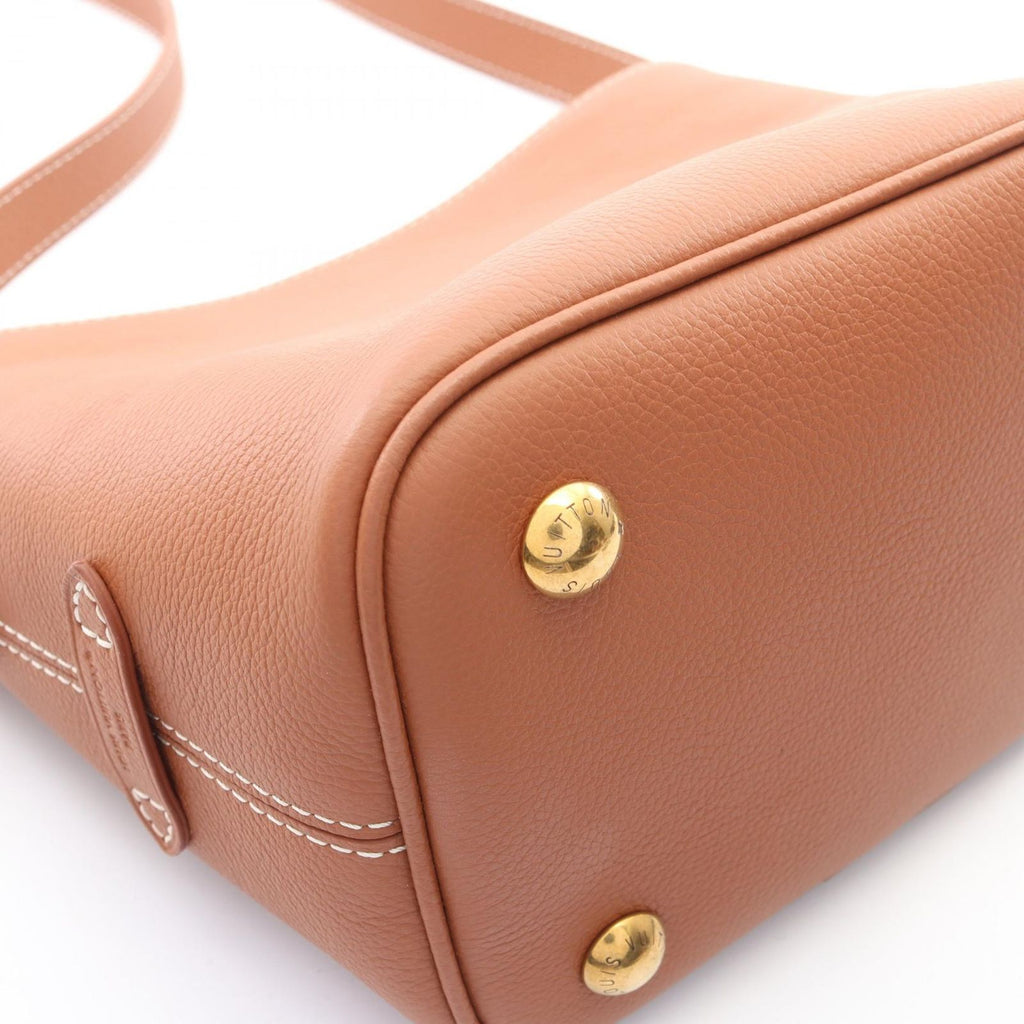 Louis Vuitton Shoulder Bag Lowkey All in BB Cognac Leather — view 6
