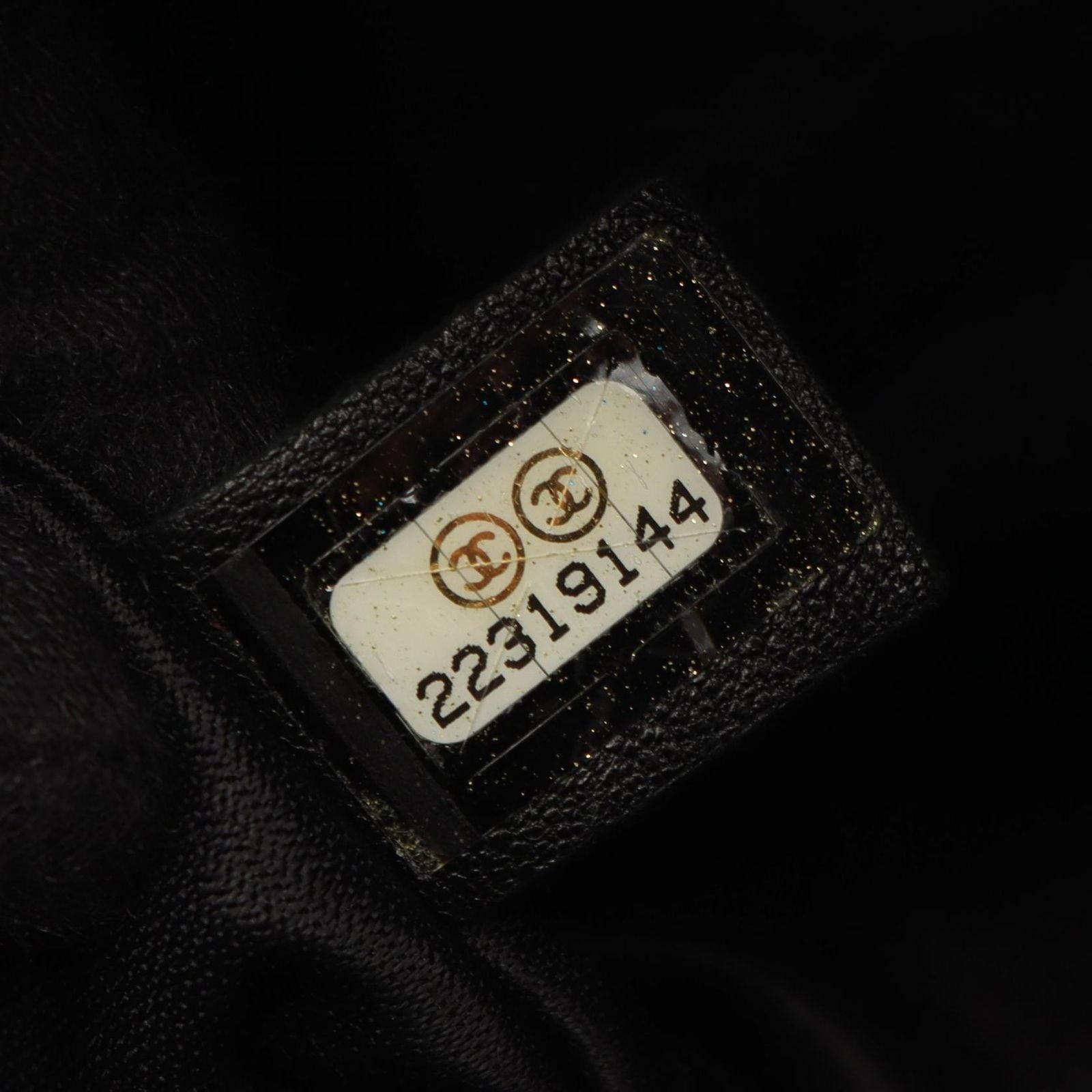 Chanel Shoulder Bag Air Line 2-Way Black Off White Fabric Leather — view 5