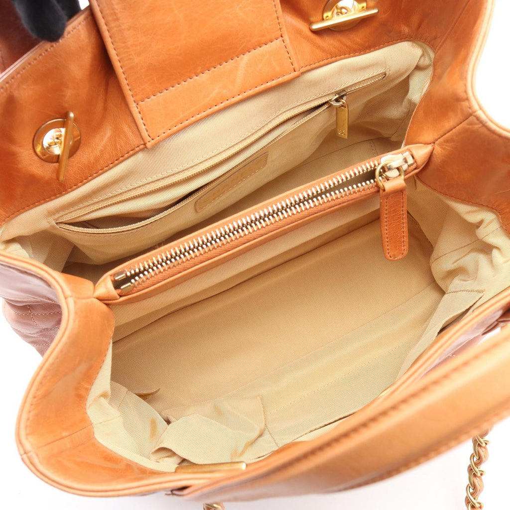 Chanel Handbag in the Mix 2-Way Dusty Pink Lambskin Leather in — view 3