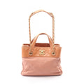 Chanel Handbag in the Mix 2-Way Dusty Pink Lambskin Leather in