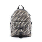 Dior Backpack Explorer Oblique Navy Canvas Leather