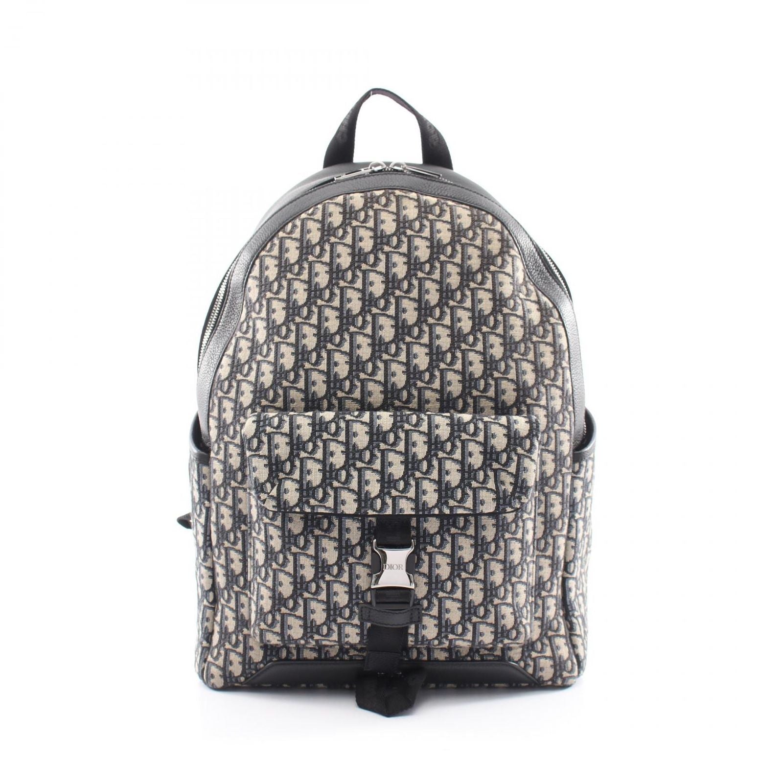 Dior Backpack Explorer Oblique Navy Canvas Leather