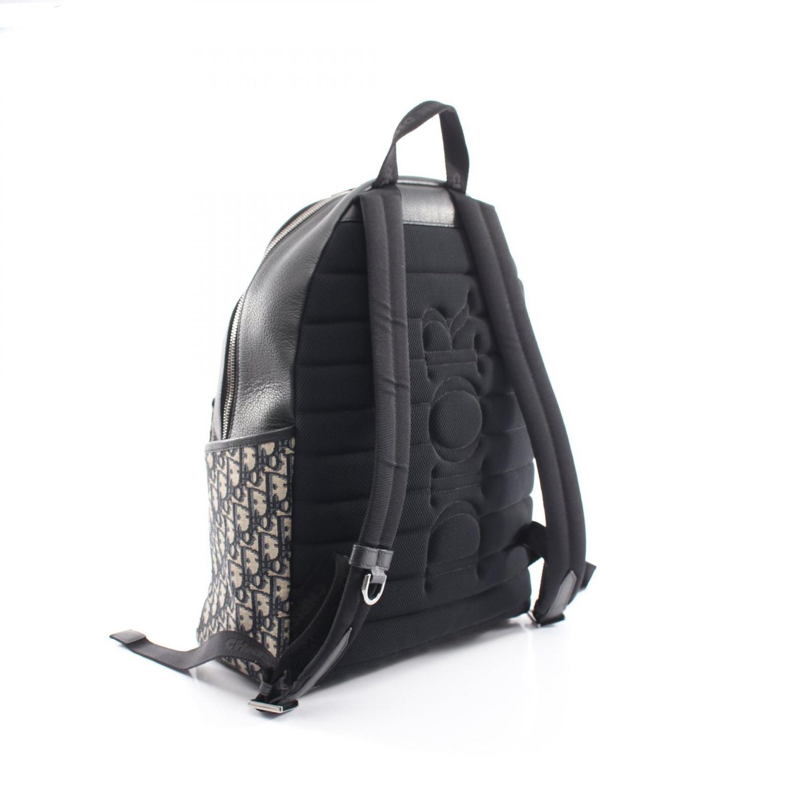 Dior Backpack Explorer Oblique Navy Canvas Leather — view 2