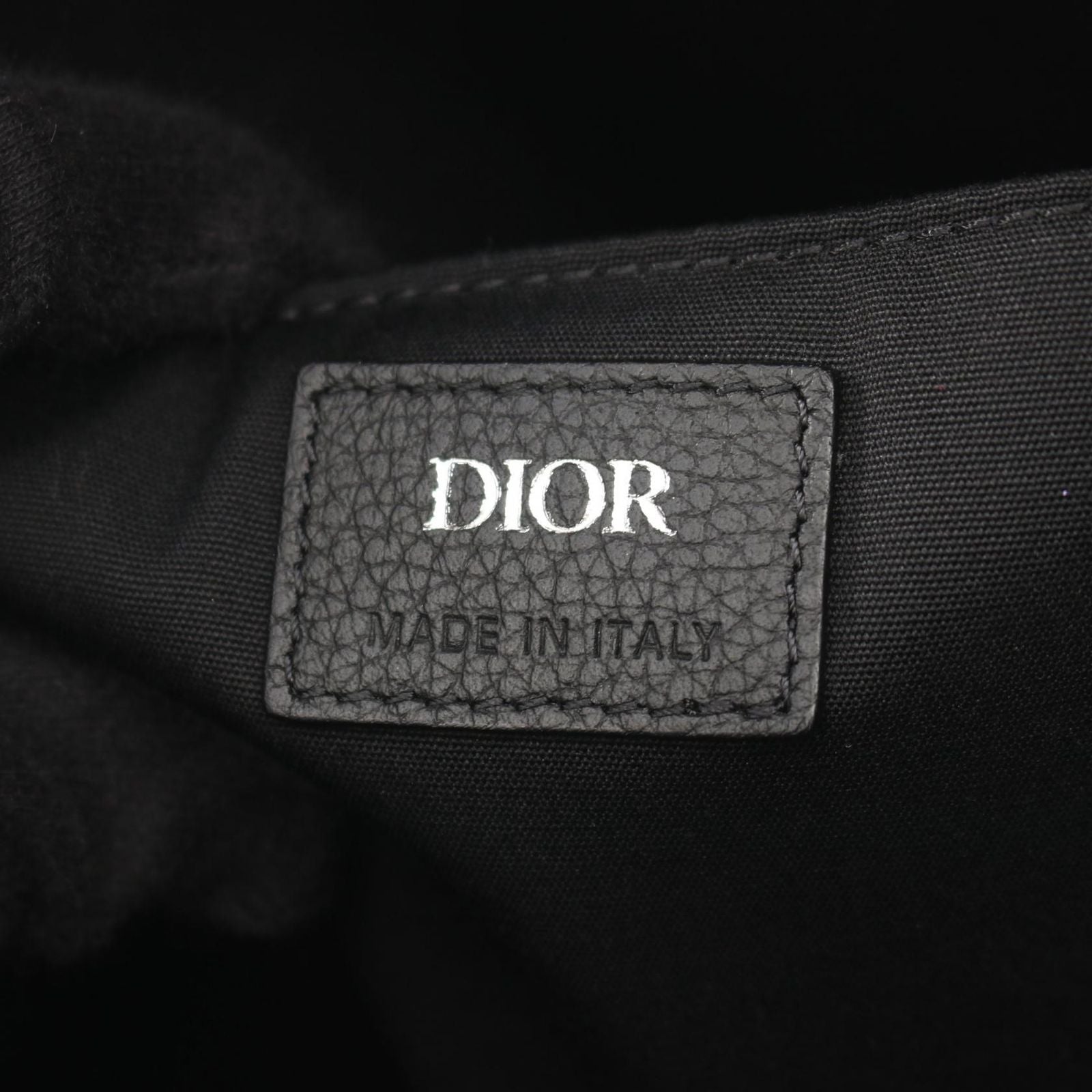 Dior Backpack Explorer Oblique Navy Canvas Leather — view 4