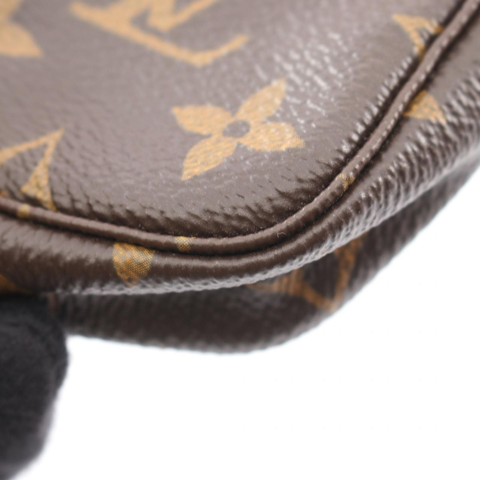 Louis Vuitton Handbag Mini Pochette Accessoire Ilustre Canvas Leather — view 6