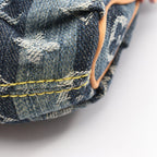 Louis Vuitton Pouch Trousse Rayet Blue Denim Leather — view 7