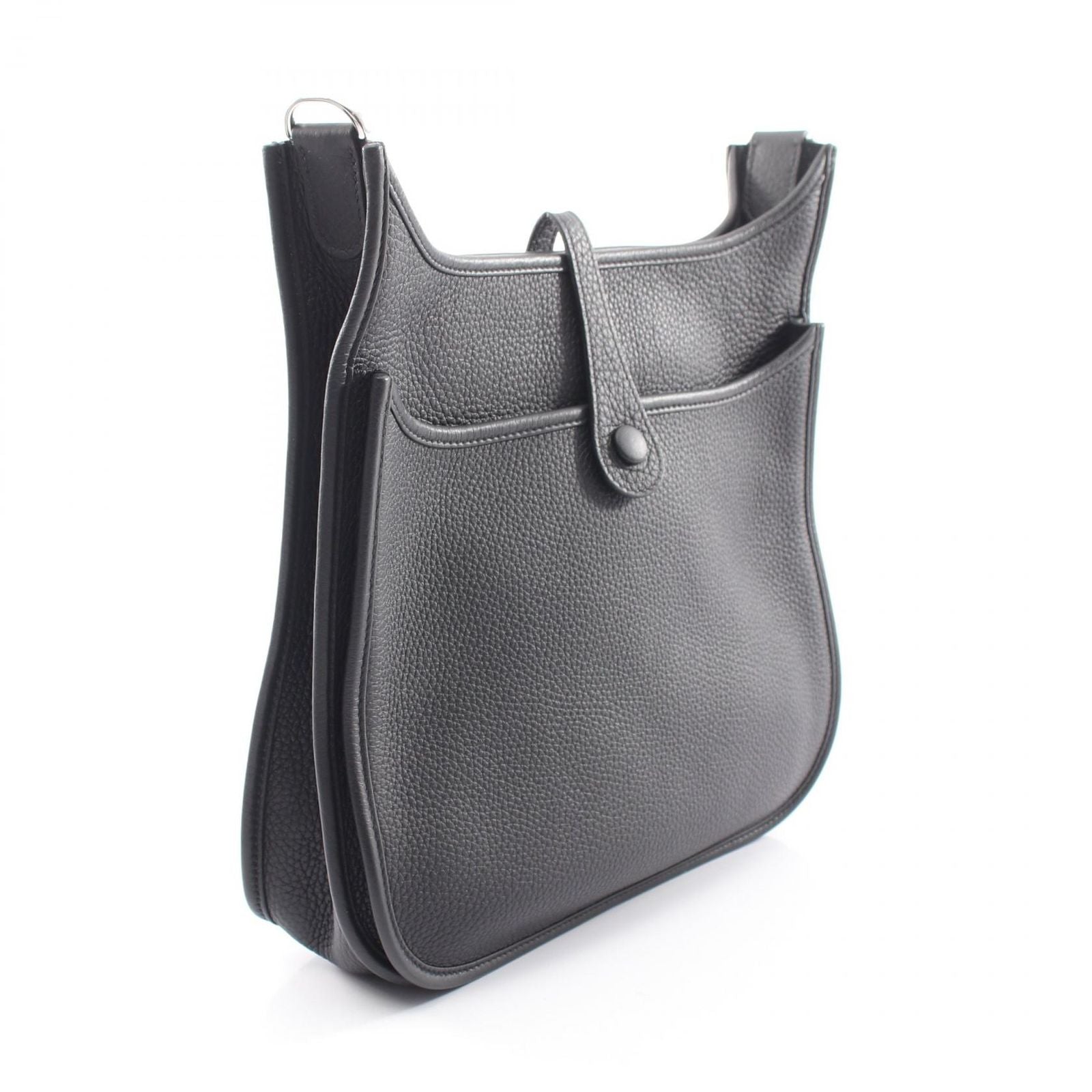 Hermes Shoulder Bag Evelyne 3 Trois PM Black Leather — view 2