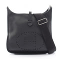 Hermes Shoulder Bag Evelyne 3 Trois PM Black Leather