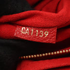 Louis Vuitton Shoulder Bag Saint Placide Cerise Canvas Leather — view 5