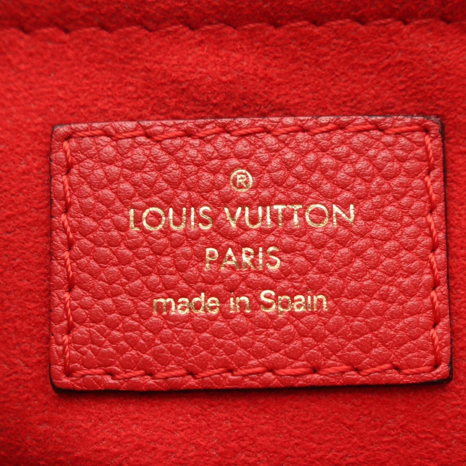 Louis Vuitton Shoulder Bag Saint Placide Cerise Canvas Leather — view 4