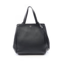 Celine Tote Small Fold Cover 2-Way Black Leather