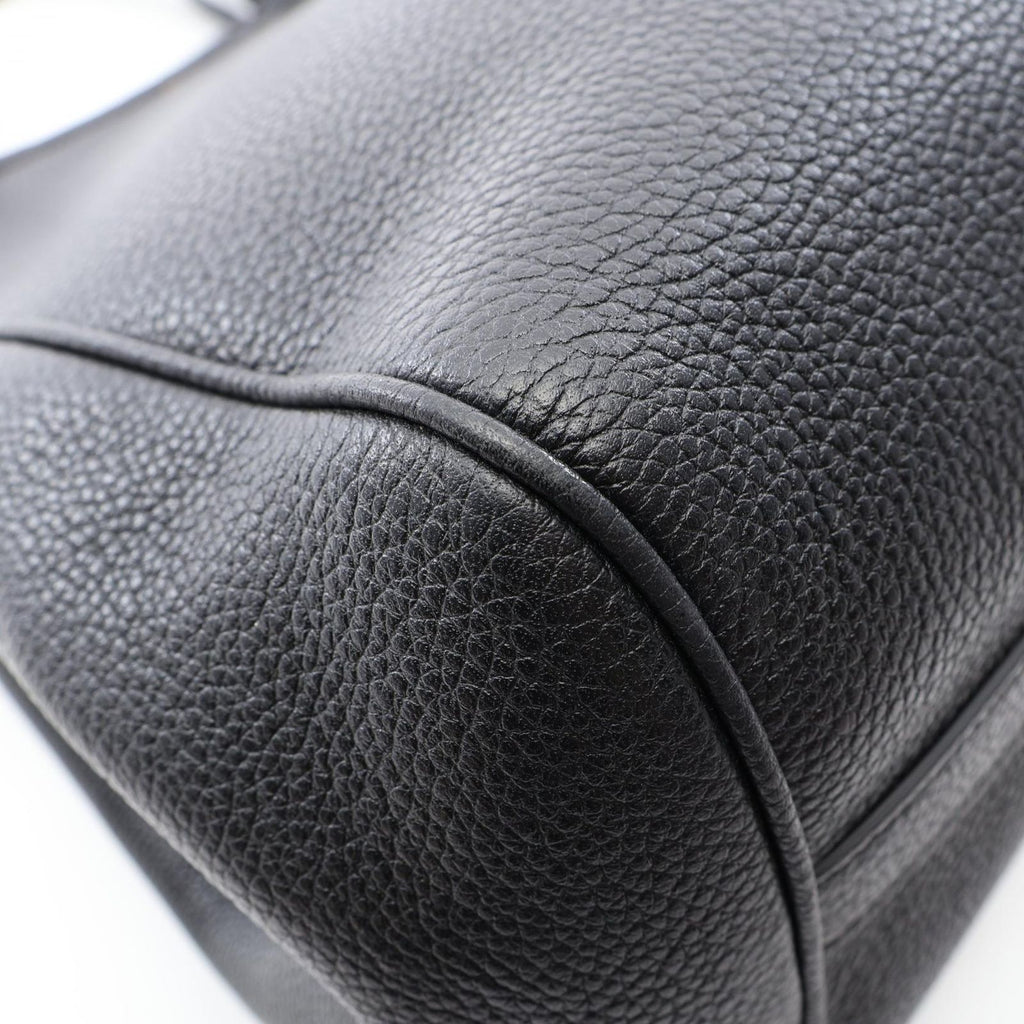 Celine Tote Small Fold Cover 2-Way Black Leather — view 6