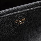 Celine Tote Small Fold Cover 2-Way Black Leather — view 4