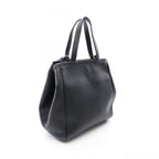 Celine Tote Small Fold Cover 2-Way Black Leather — view 2