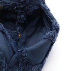 Chanel Shoulder Bag 19 Dizeneuf Quilted Navy Canvas 19 Chain — view 9