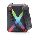 Louis Vuitton Shoulder Bag Danube Messenger Noir Rainbow Leather