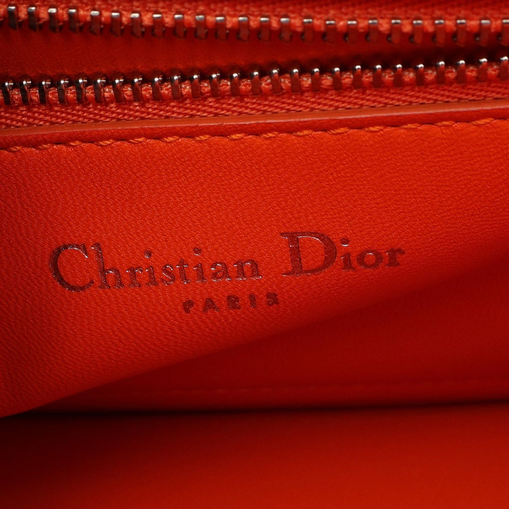 Dior Shoulder Bag Ama Red Leather Ama Small Chain — view 4