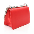 Dior Shoulder Bag Ama Red Leather Ama Small Chain — view 2