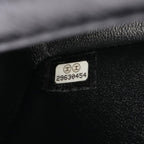 Chanel Shoulder Bag 2.55 Black Calf Mini Quilted Chain — view 5