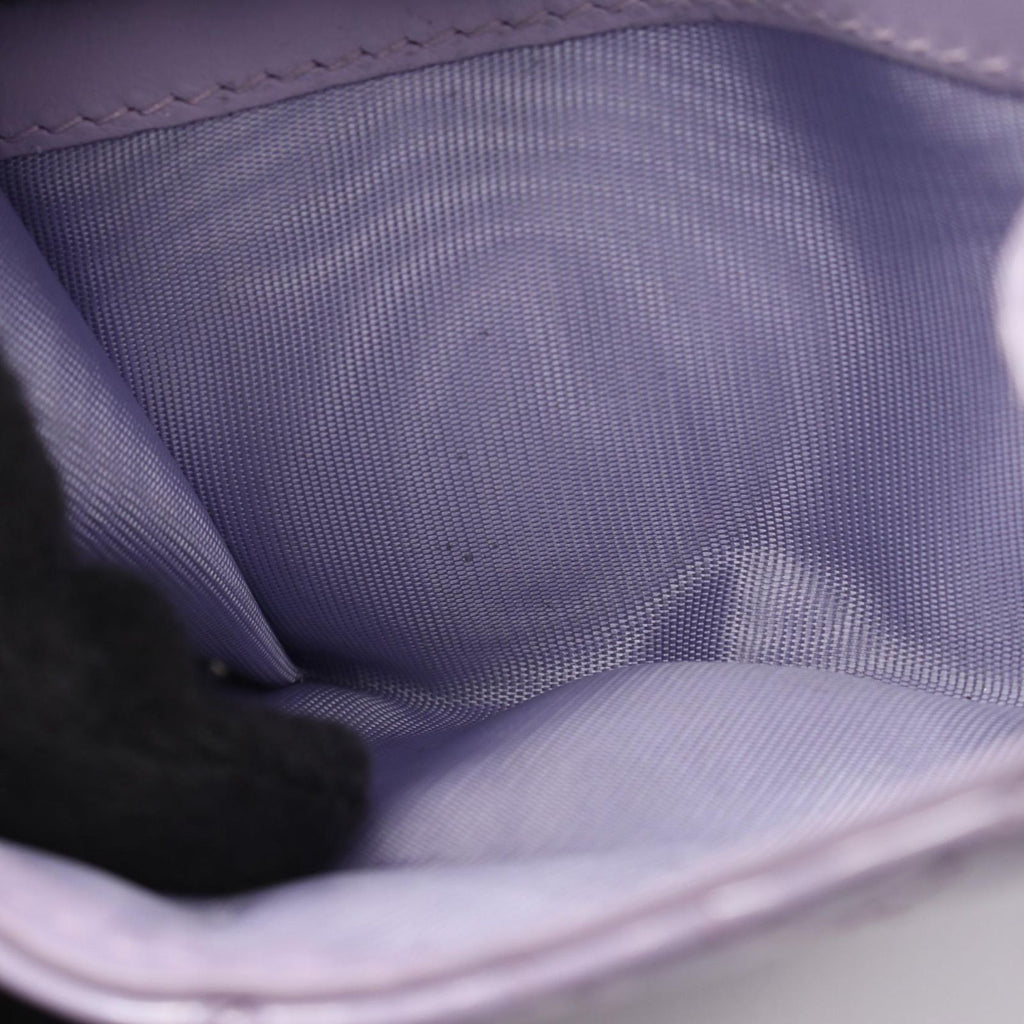 Dior Trifold Wallet Lady Dior Lotus Lavender Patent Leather — view 9