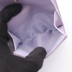 Dior Trifold Wallet Lady Dior Lotus Lavender Patent Leather — view 4