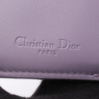 Dior Trifold Wallet Lady Dior Lotus Lavender Patent Leather — view 5