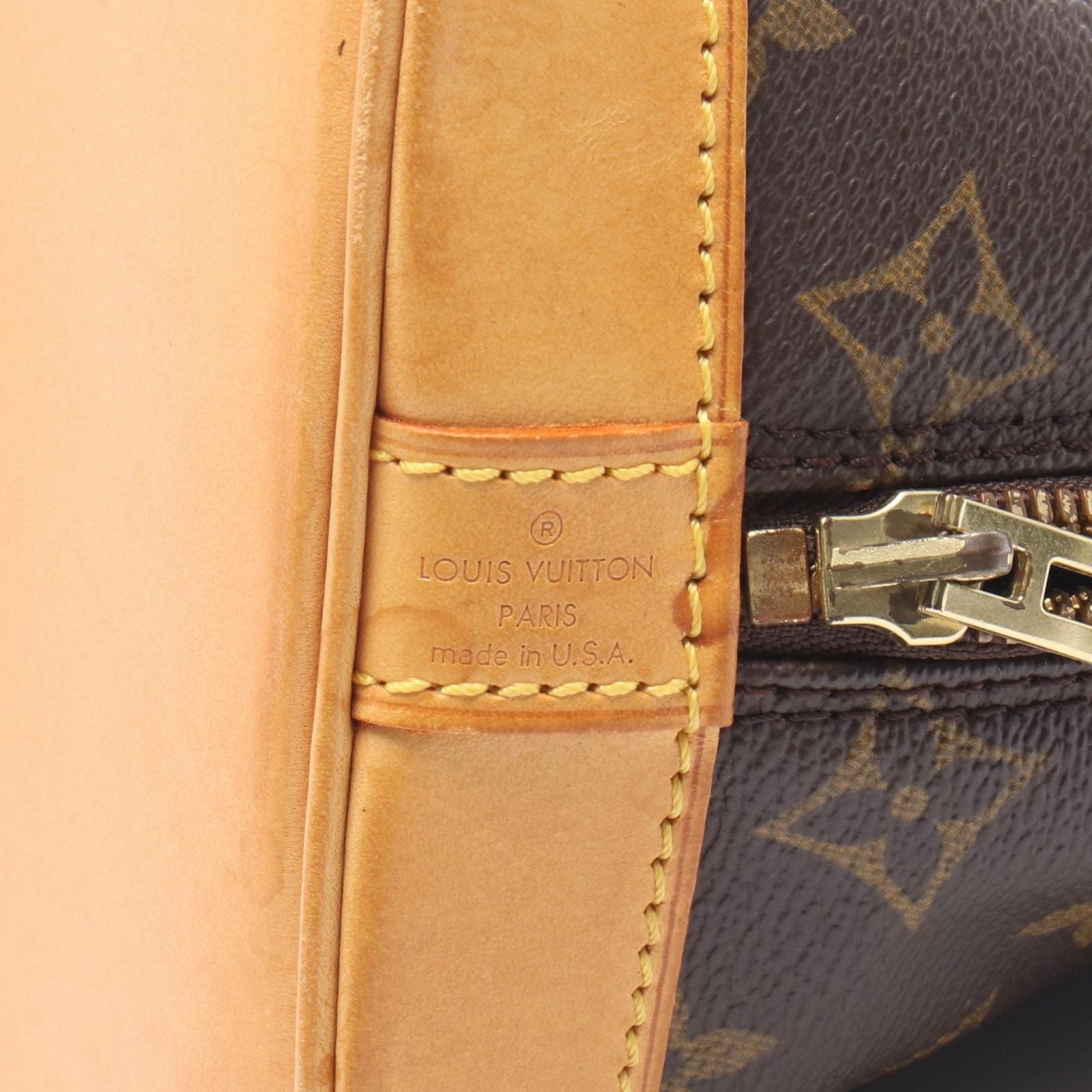 Louis Vuitton Handbag Alma PM Canvas Leather — view 4