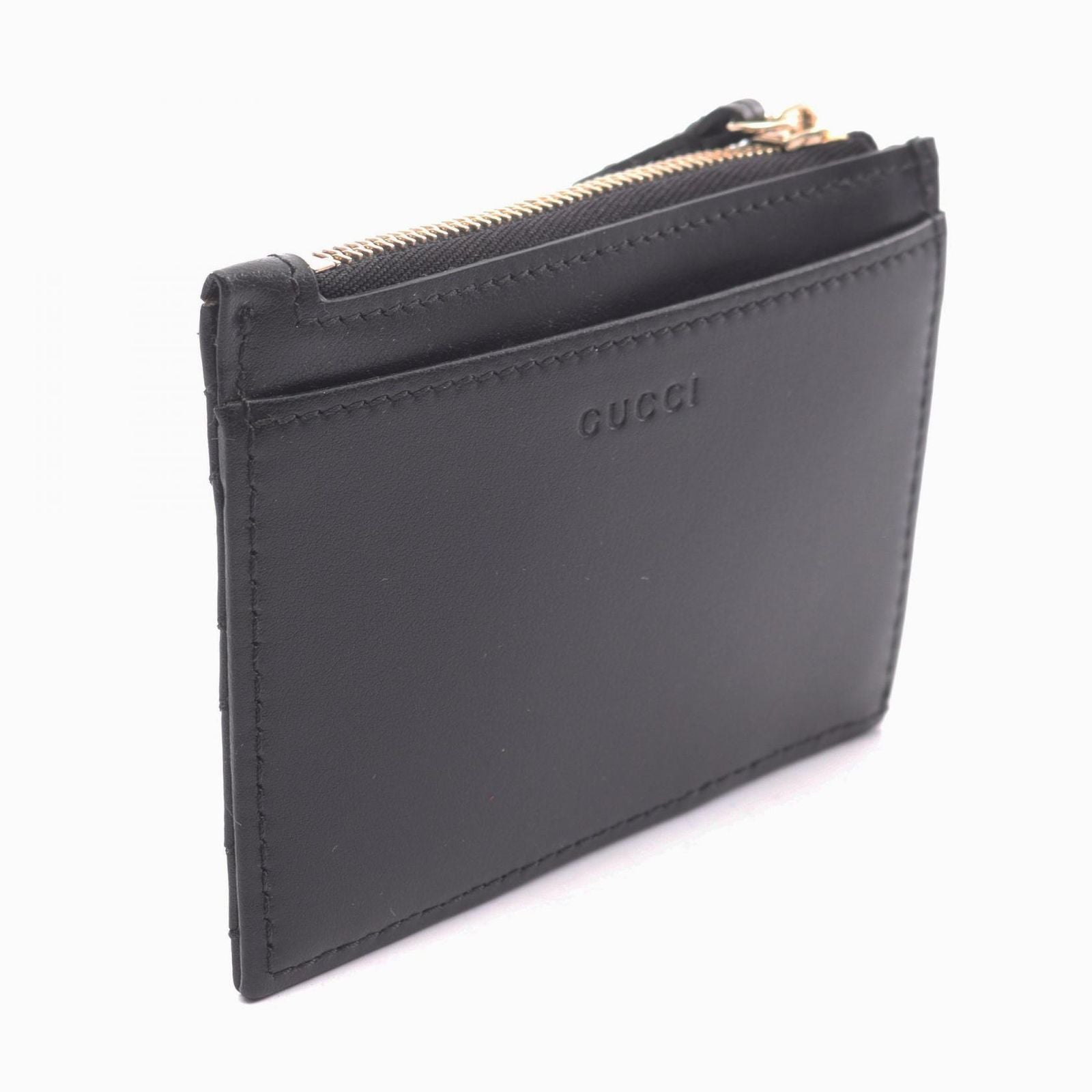 Gucci Card Case Double with Key Ring Leather — view 2