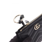 Gucci Card Case Double with Key Ring Leather — view 5