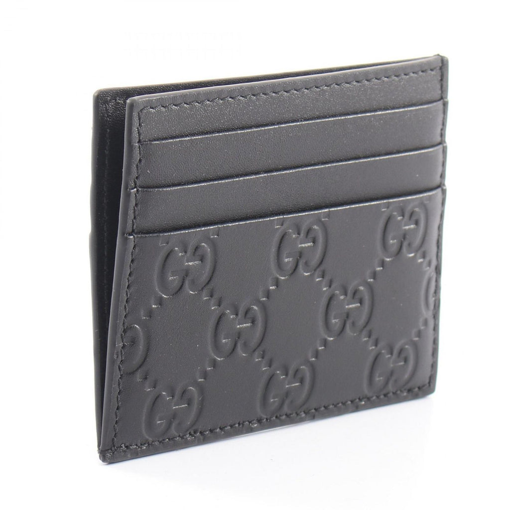 Gucci Card Case GG Emblem Leather — view 2