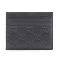 Gucci Card Case GG Emblem Leather