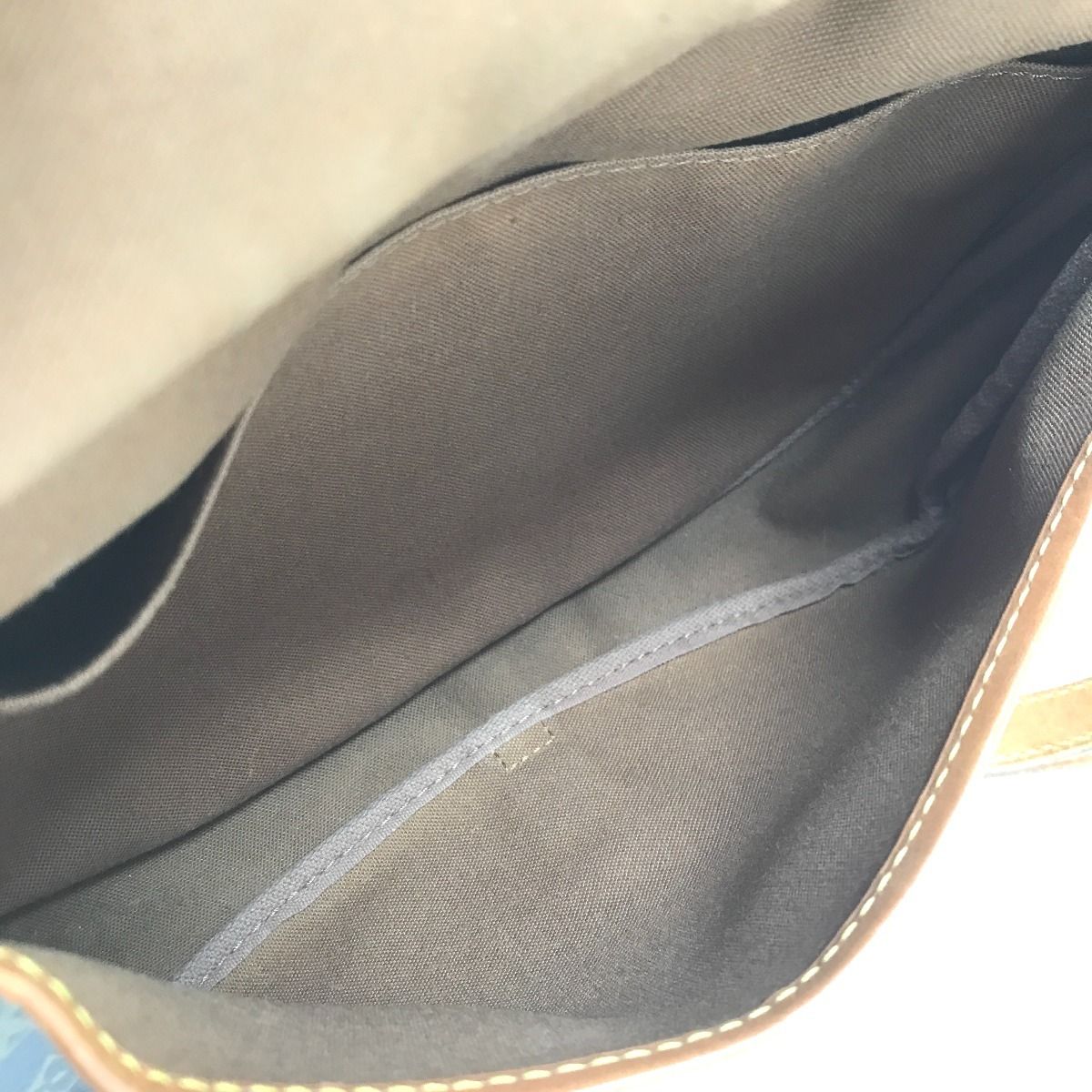 Louis Vuitton Shoulder Bag Monogram Saumur 30 Mold Inside Brown — view 7