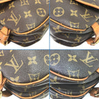 Louis Vuitton Shoulder Bag Monogram Saumur 30 Mold Inside Brown — view 4