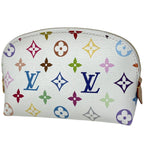 Louis Vuitton Pochette Cosmetic PM LV TM Takashi Murakami Makeup Pouch Monogram