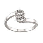 Gucci GG Running Diamond Ring 18k WG White Gold — view 2