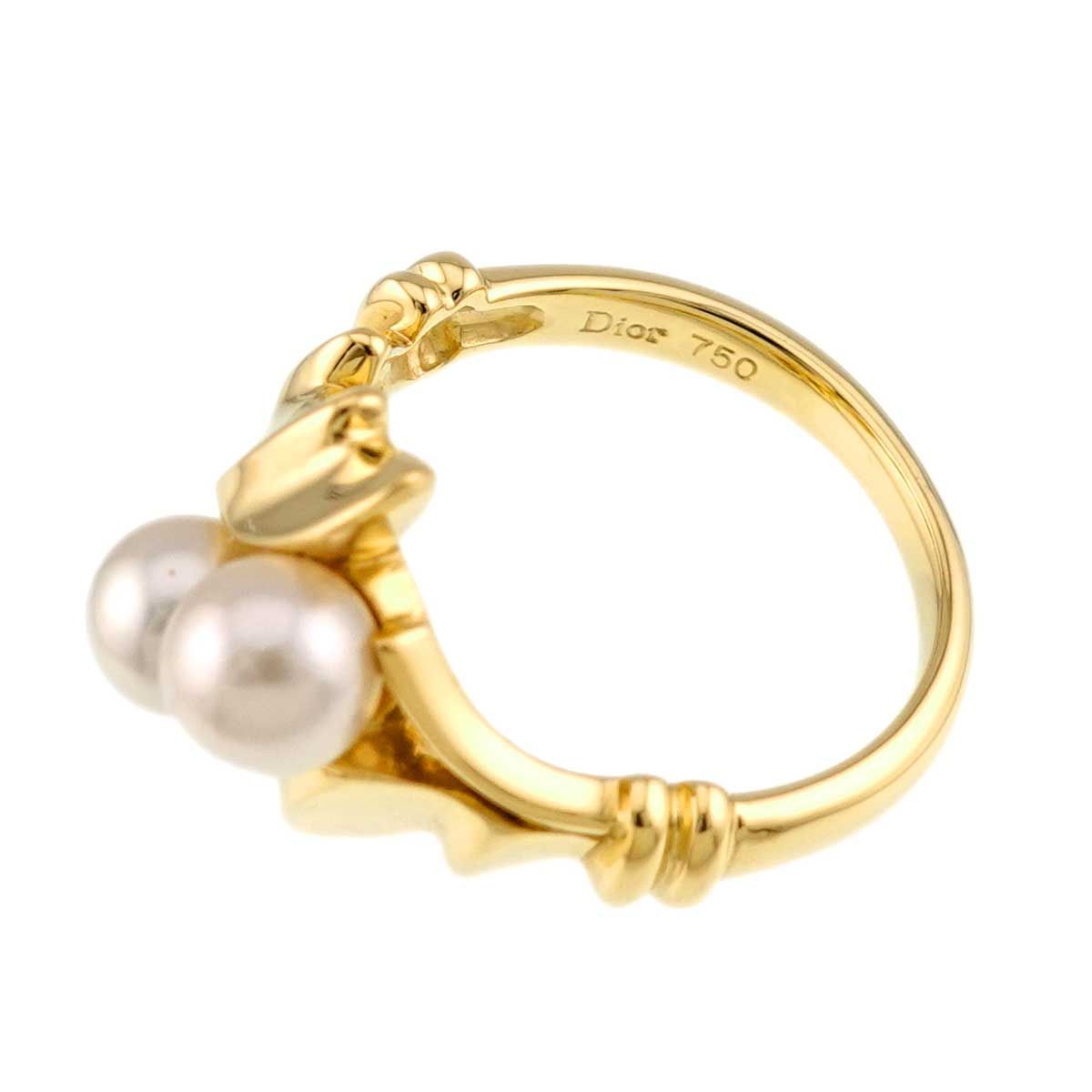 Dior Ring Akoya Pearl 18k YG Yellow Gold — view 3