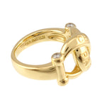 Celine Ring Diamond 18k YG Yellow Gold — view 3